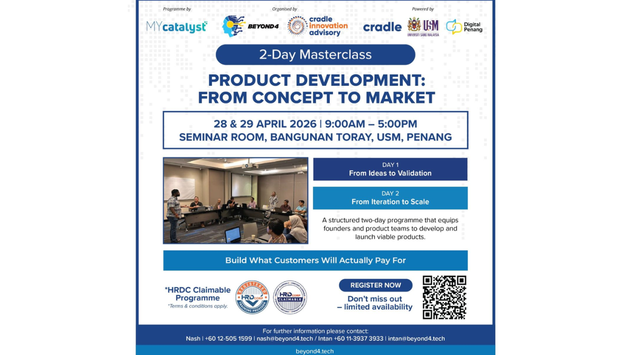 2-Day Masterclass: Product Development – From Concept to Market