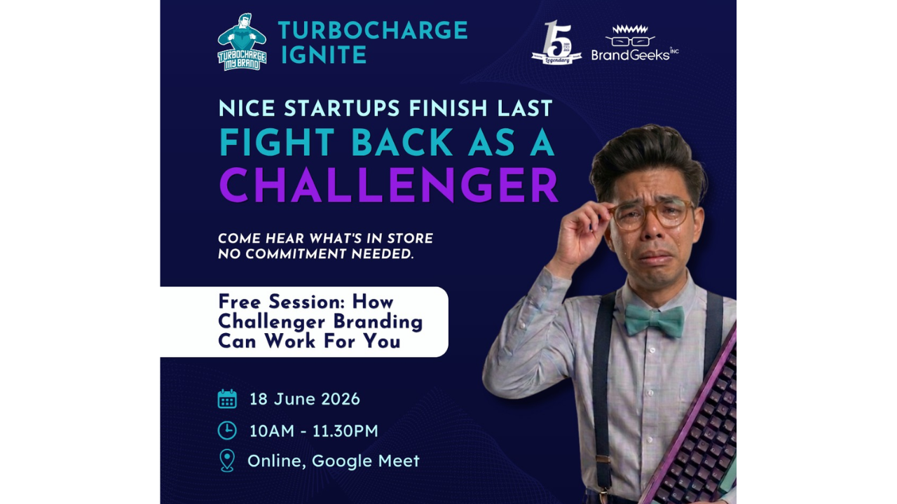NICE STARTUPS FINISH LAST: FIGHT BACK AS A CHALLENGER