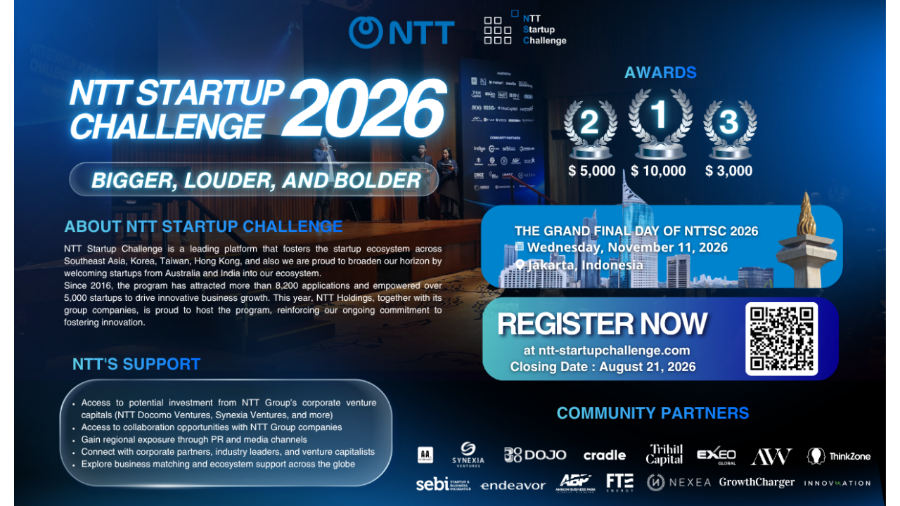 NTT Startup Challenge 2026