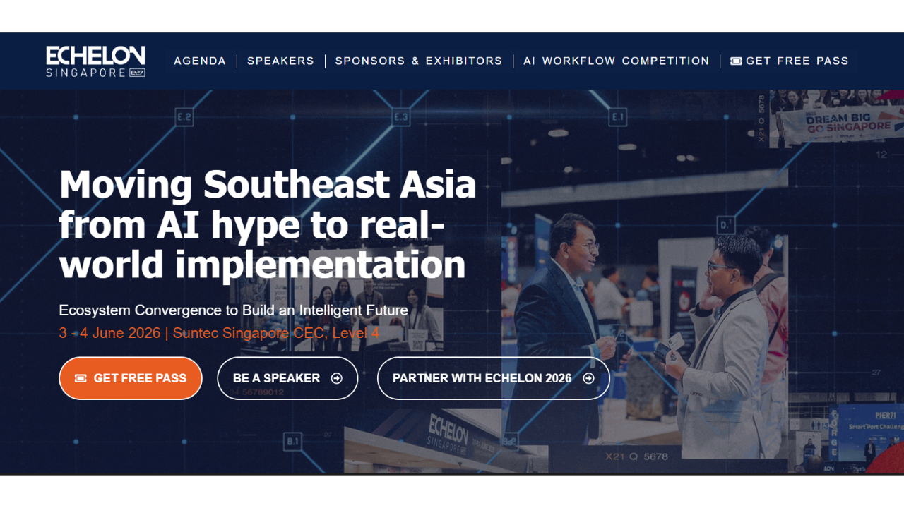 Echelon Singapore 2026